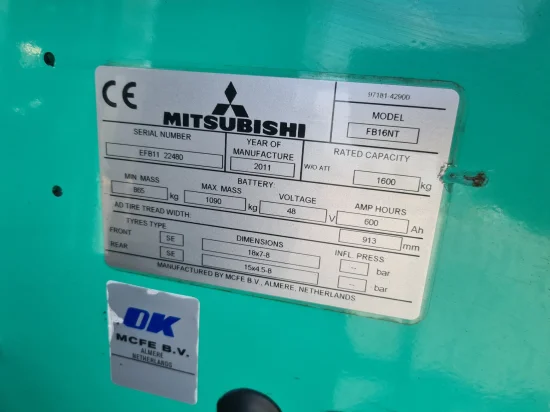 električni viljuškar MITSUBISHI