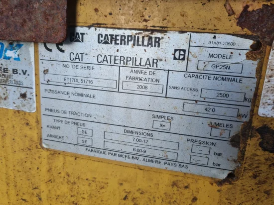 LPG viljuškar CATERPILLAR