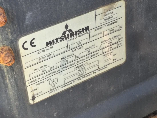 električni viljuškar MITSUBISHI