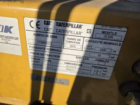 LPG viljuškar CATERPILLAR