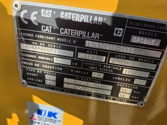 LPG viljuškar CATERPILLAR