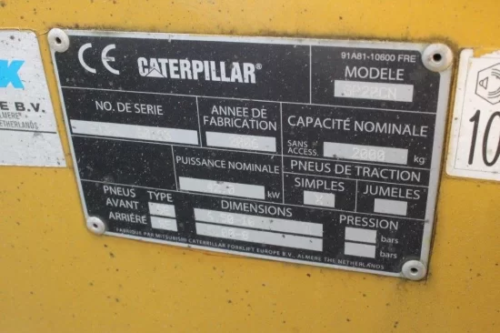 LPG viljuškar CATERPILLAR