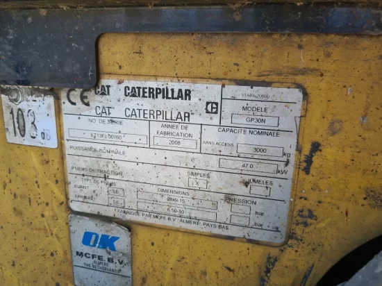 LPG viljuškar CATERPILLAR