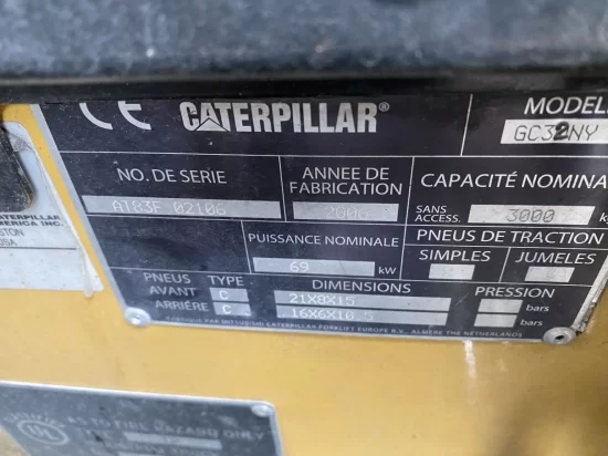 LPG viljuškar CATERPILLAR
