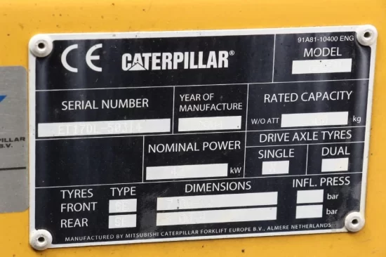 LPG viljuškar CATERPILLAR