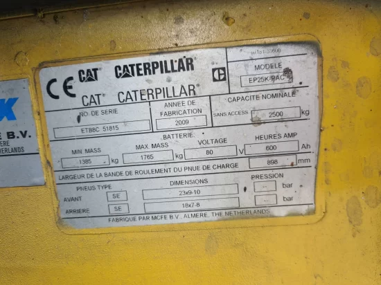 električni viljuškar CATERPILLAR