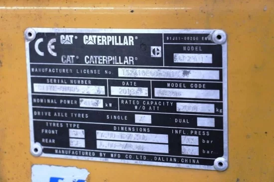 LPG viljuškar CATERPILLAR
