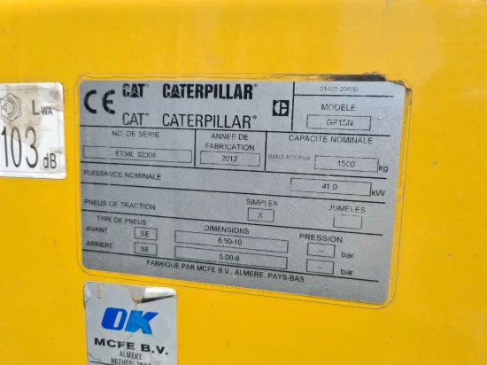 LPG viljuškar CATERPILLAR