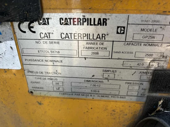 LPG viljuškar CATERPILLAR