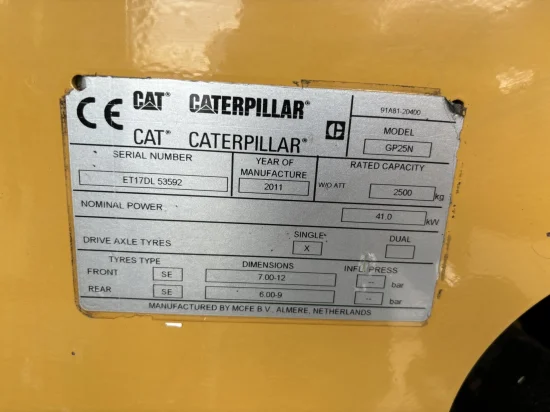 LPG viljuškar CATERPILLAR