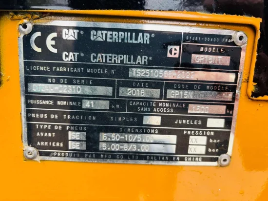LPG viljuškar CATERPILLAR