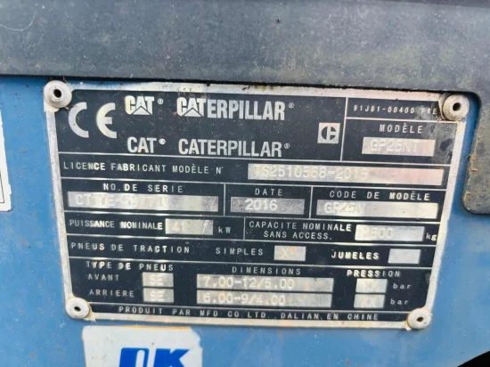 LPG viljuškar CATERPILLAR