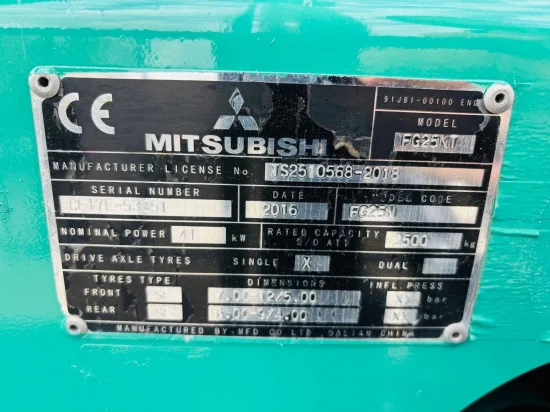 LPG viljuškar MITSUBISHI