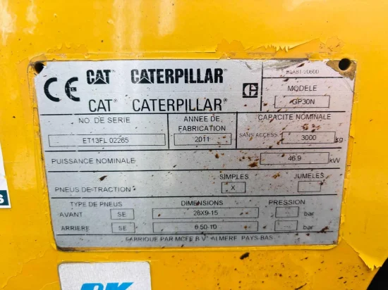 LPG viljuškar CATERPILLAR