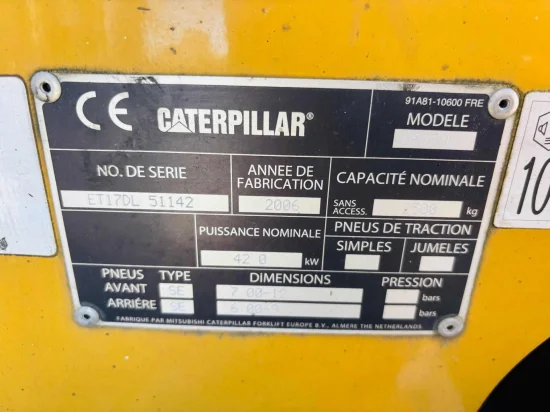 LPG viljuškar CATERPILLAR