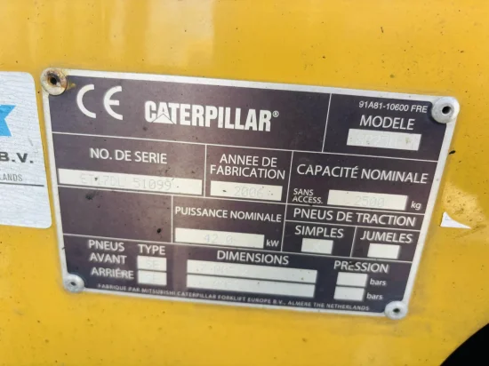 LPG viljuškar CATERPILLAR