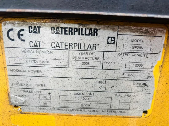 LPG viljuškar CATERPILLAR