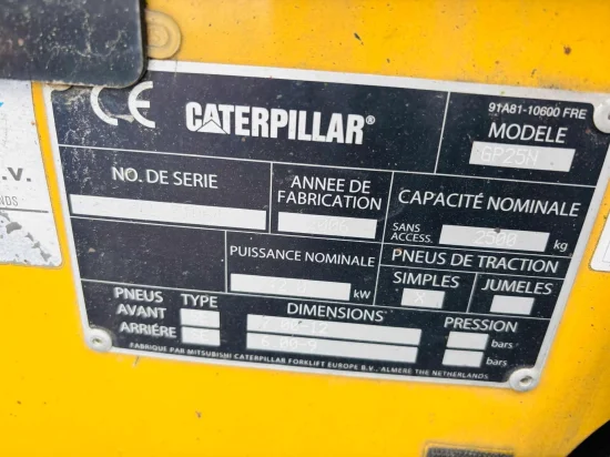 LPG viljuškar CATERPILLAR