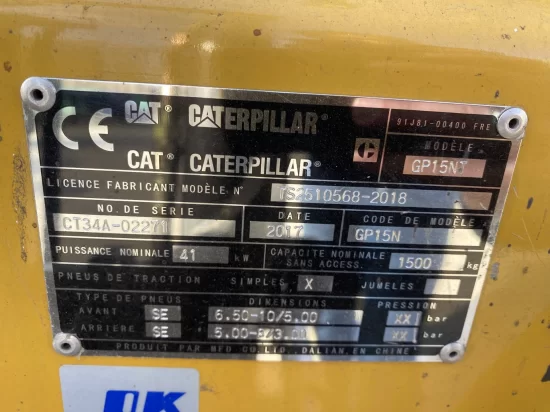 LPG viljuškar CATERPILLAR