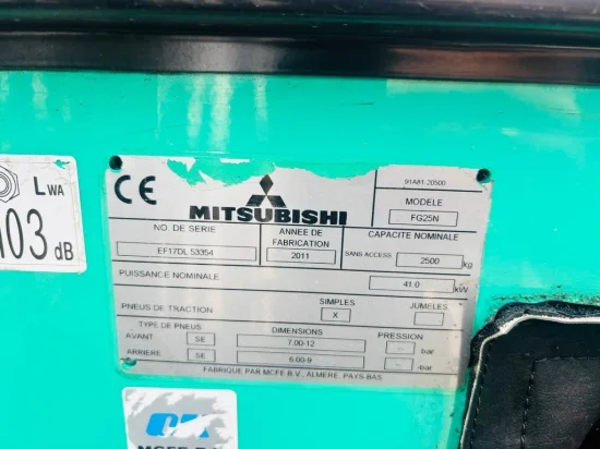 LPG viljuškar MITSUBISHI