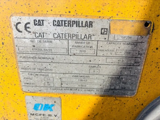 LPG viljuškar CATERPILLAR