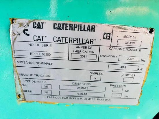 LPG viljuškar CATERPILLAR