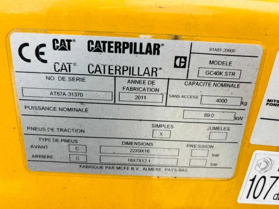 LPG viljuškar CATERPILLAR