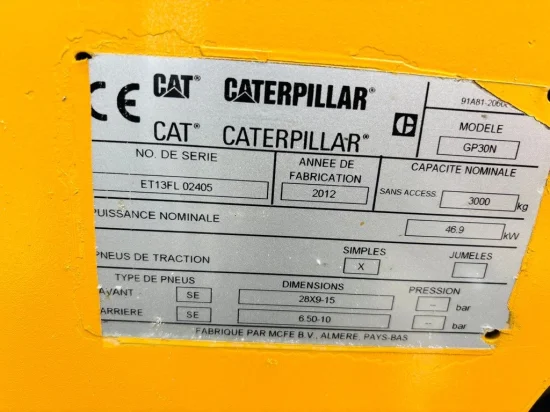 LPG viljuškar CATERPILLAR