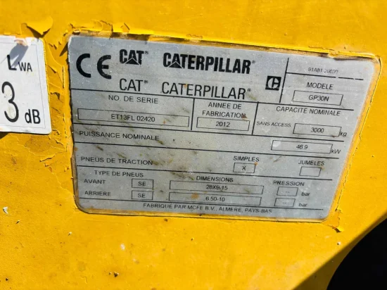 LPG viljuškar CATERPILLAR