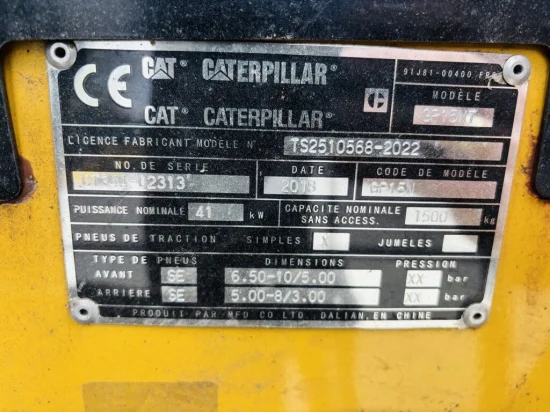 LPG viljuškar CATERPILLAR