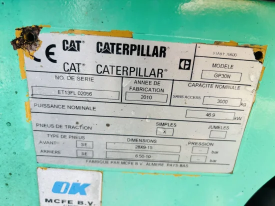 LPG viljuškar CATERPILLAR