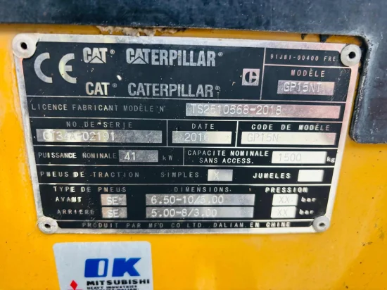 LPG viljuškar CATERPILLAR