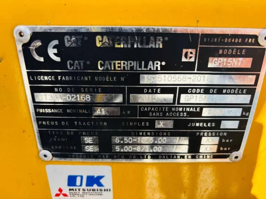 LPG viljuškar CATERPILLAR
