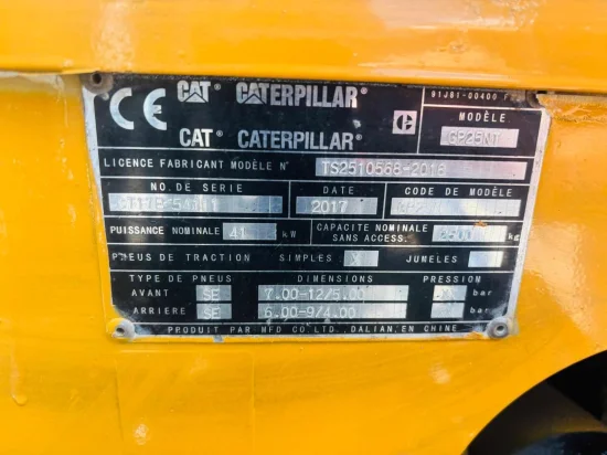 LPG viljuškar CATERPILLAR