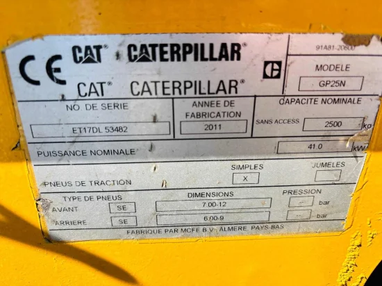 LPG viljuškar CATERPILLAR