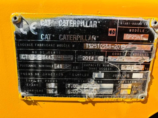 LPG viljuškar CATERPILLAR