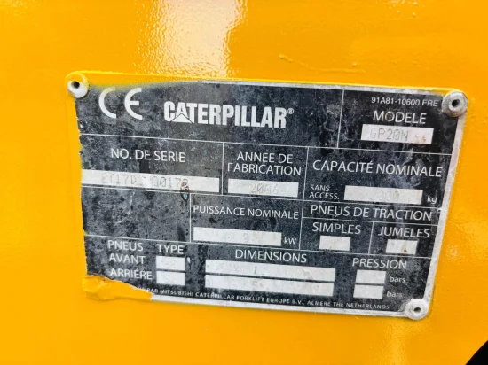 LPG viljuškar CATERPILLAR