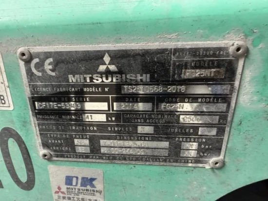LPG viljuškar MITSUBISHI