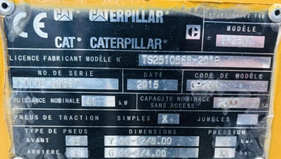LPG viljuškar CATERPILLAR
